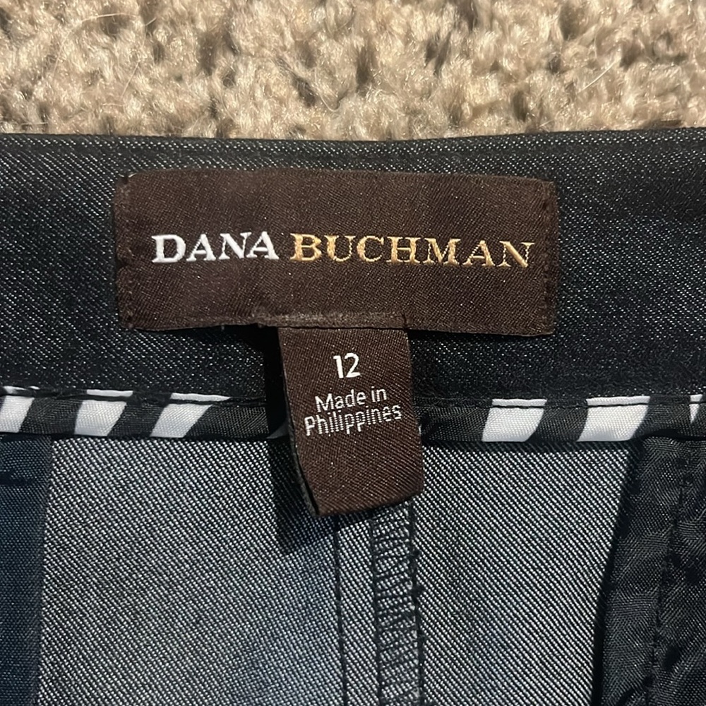Dana Buchman Wide Leg Dark Navy Dress Slacks - Picture 5 of 6